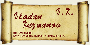 Vladan Kuzmanov vizit kartica
